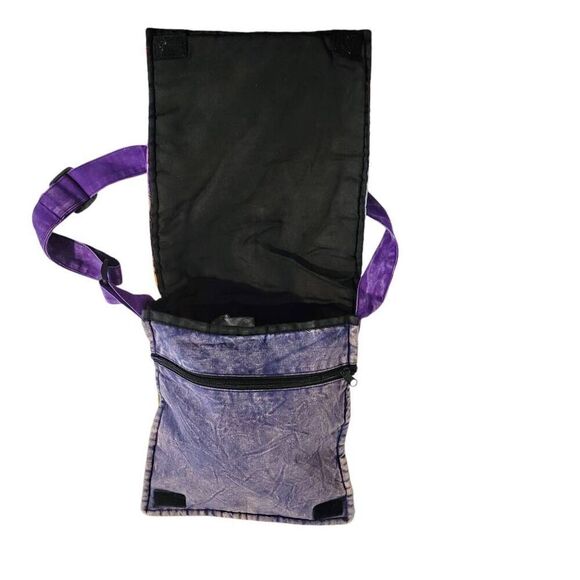 New York Peace Colorful Cotton Adjustable Strap Crossbody Bag - Picture 5 of 9